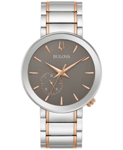 Мужские часы Bulova Latin Grammy Futuro двухцветные из нержавеющей стали, 42mm