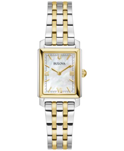 Женские часы Bulova Classic Sutton Two-Tone Stainless Steel, 21mm