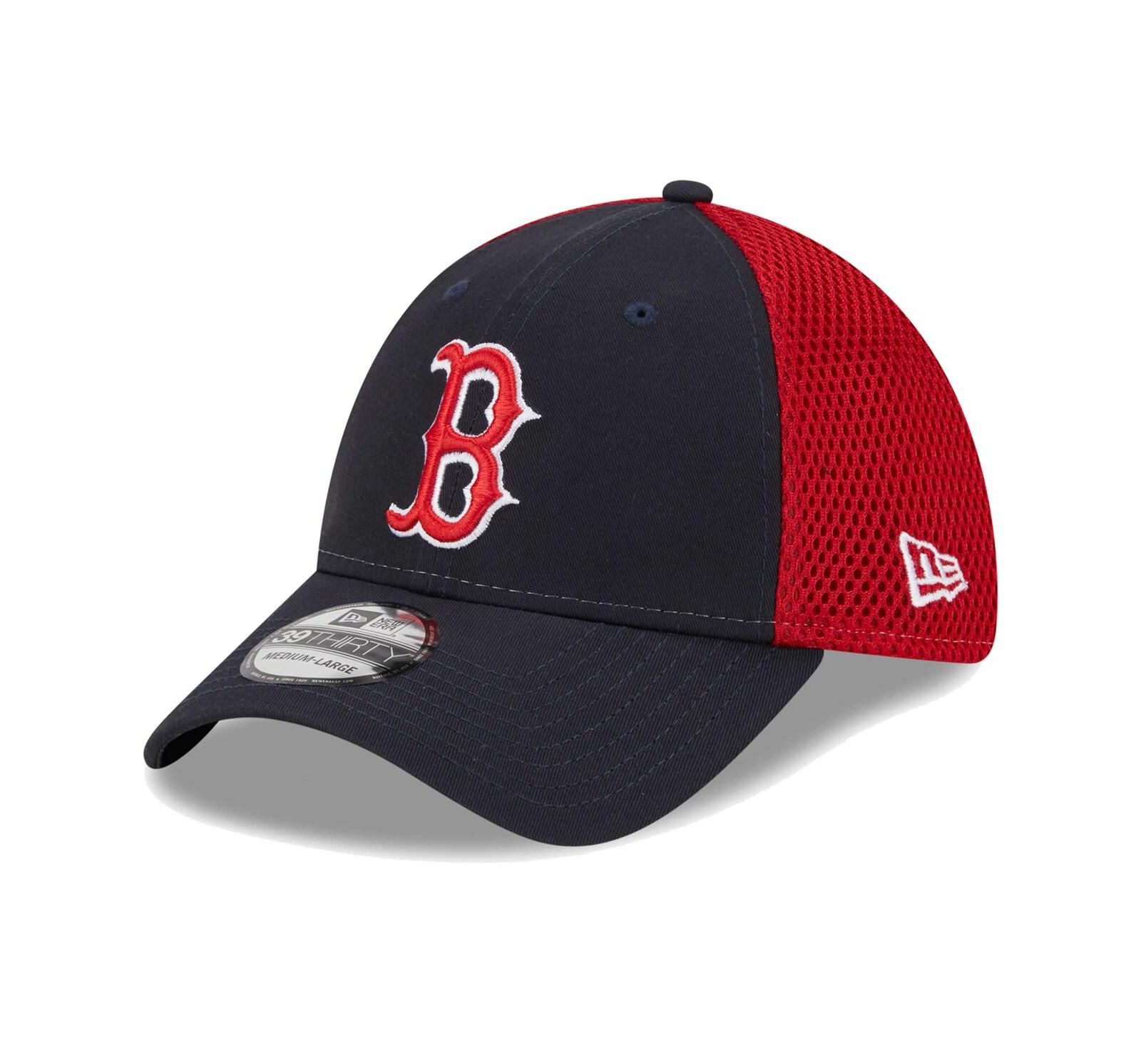 Мужская кепка New Era Navy Boston Red Sox Team Neo 39THIRTY Flex