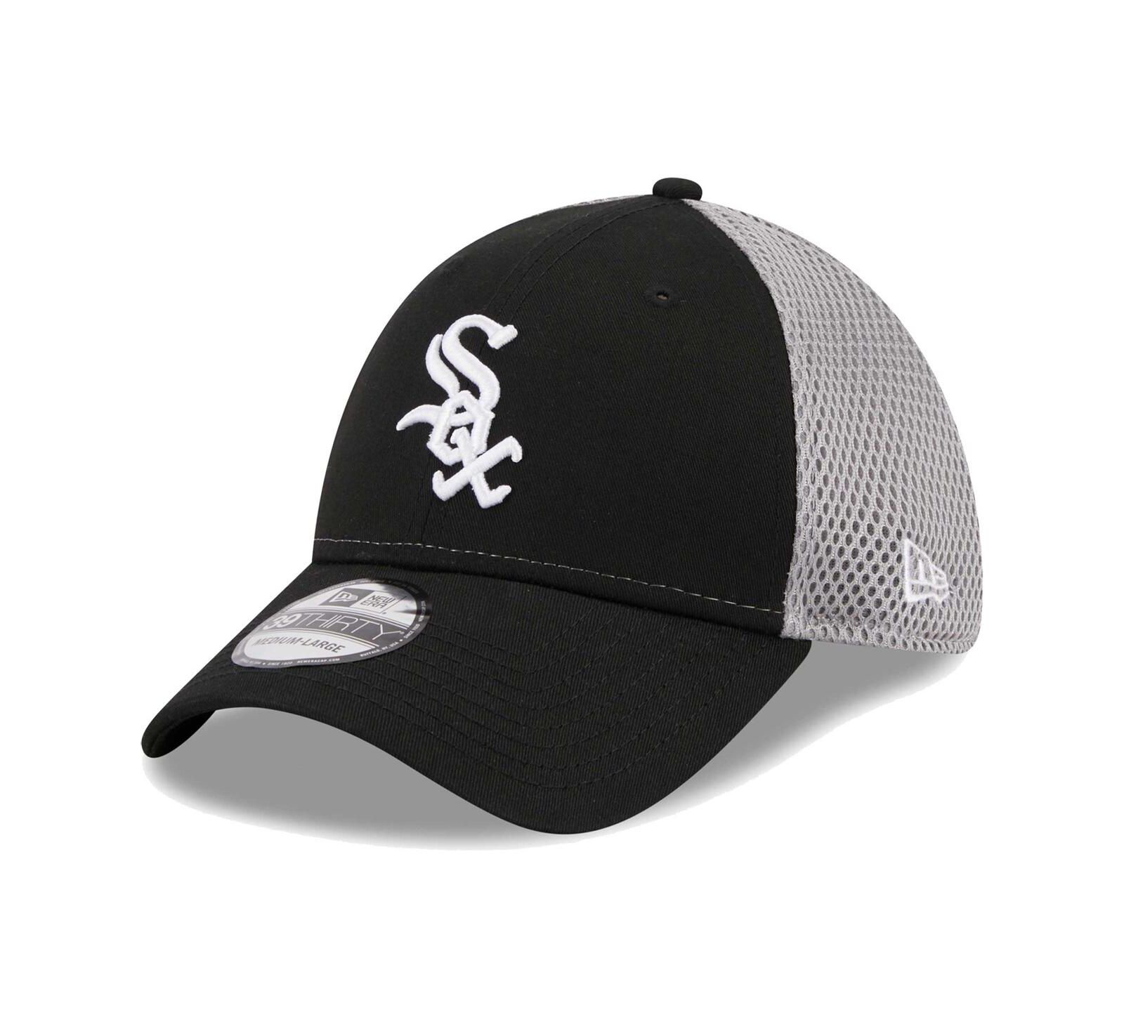 Мужская кепка New Era Black Chicago White Sox Team Neo 39THIRTY Flex