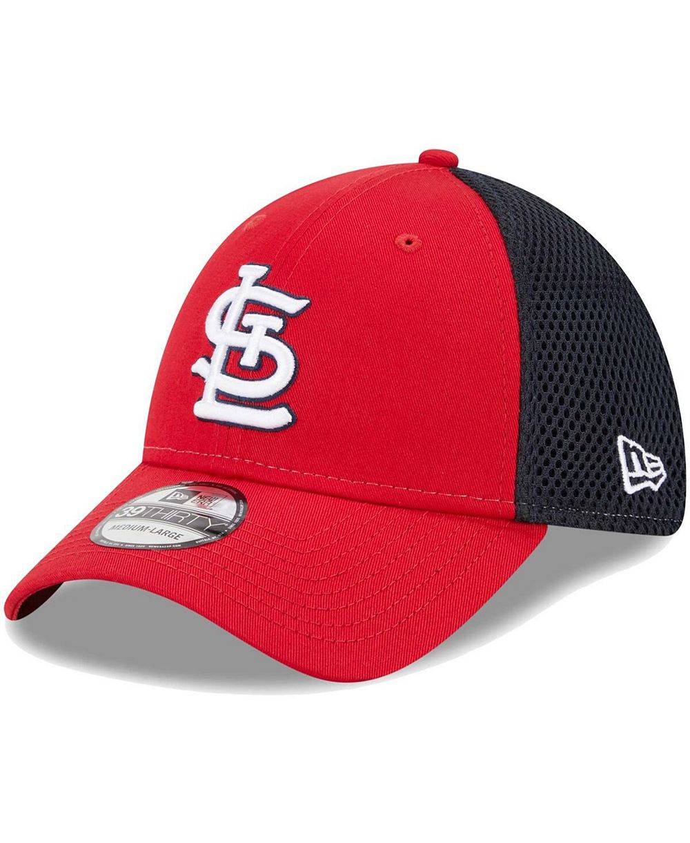 New Era Мужская кепка St. Louis Cardinals Team Neo 39THIRTY Flex темно-красная