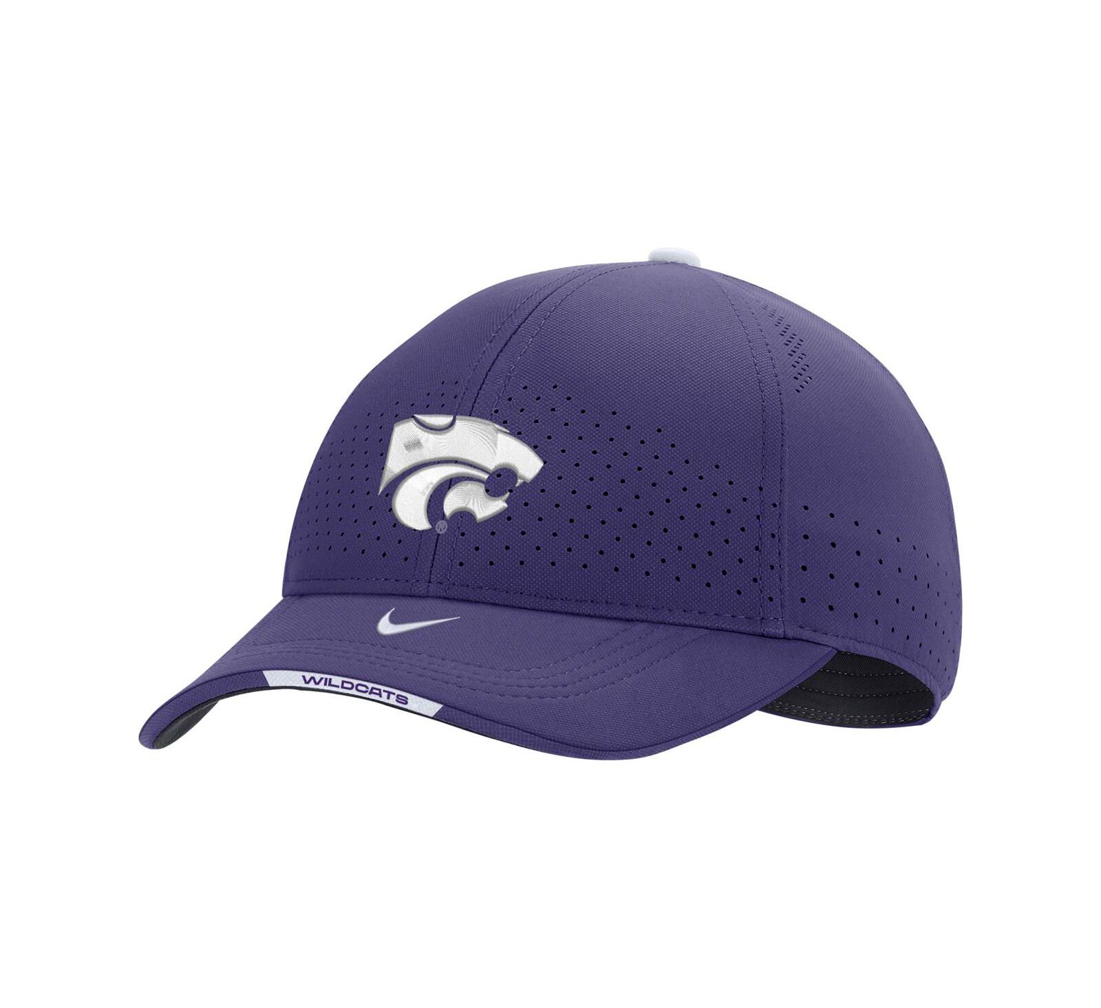 Мужская кепка Nike Purple Kansas State Wildcats Classic99 Swoosh Performance Flex