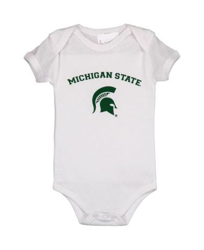 Детский боди с логотипом Michigan State Spartans белый