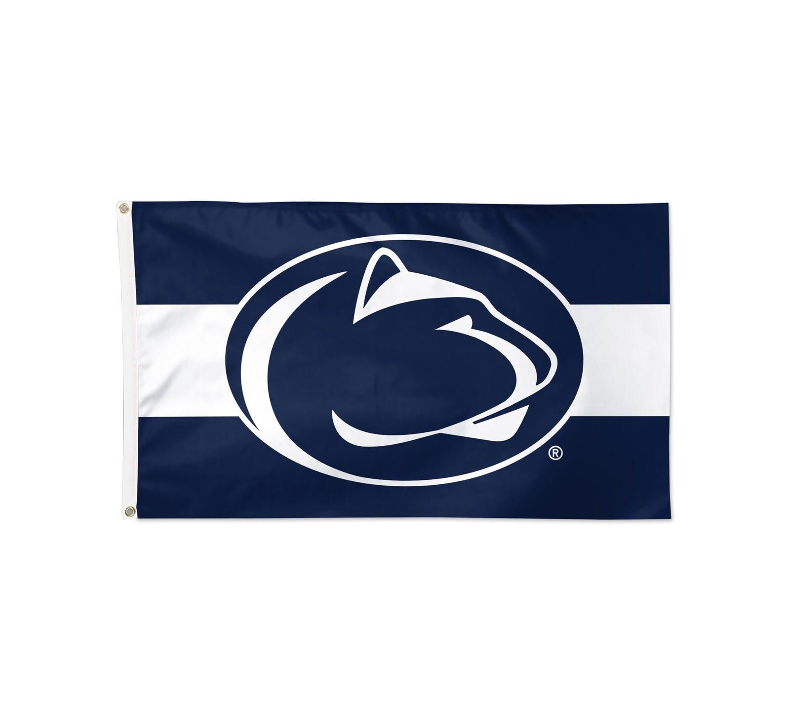 Wincraft Флаг Penn State Nittany Lions 3' x 5', горизонтальные полосы, Deluxe односторонний