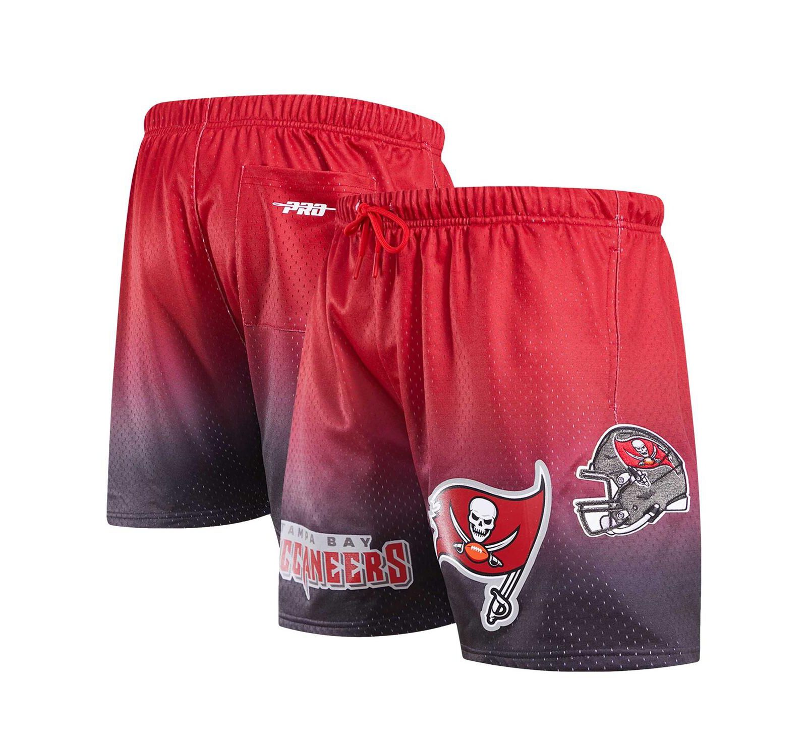 Мужские шорты Pro Standard Black, Red Tampa Bay Buccaneers Ombre Mesh
