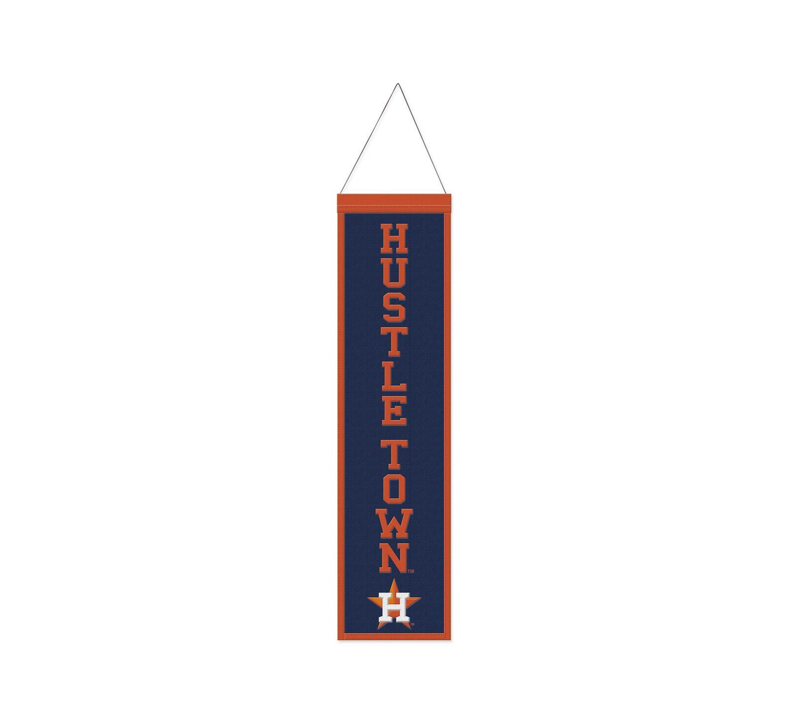 Тканевый баннер Wincraft Houston Astros 8" x 32" Slogan Wool