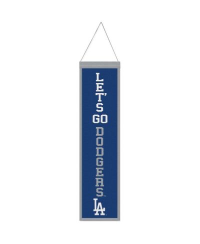 Wincraft Los Angeles Dodgers шерстяной баннер 8" x 32" с лозунгом