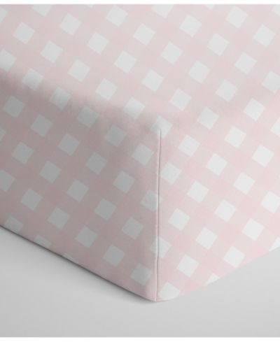 Хлопковая трикотажная простыня для детской кроватки Living Textiles для новорожденных