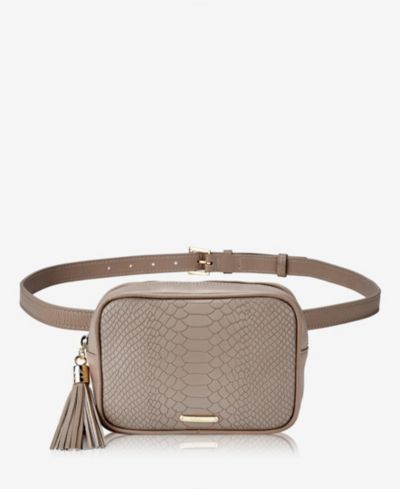 Кожаная сумка на пояс GiGi New York Kylie Belt Bag