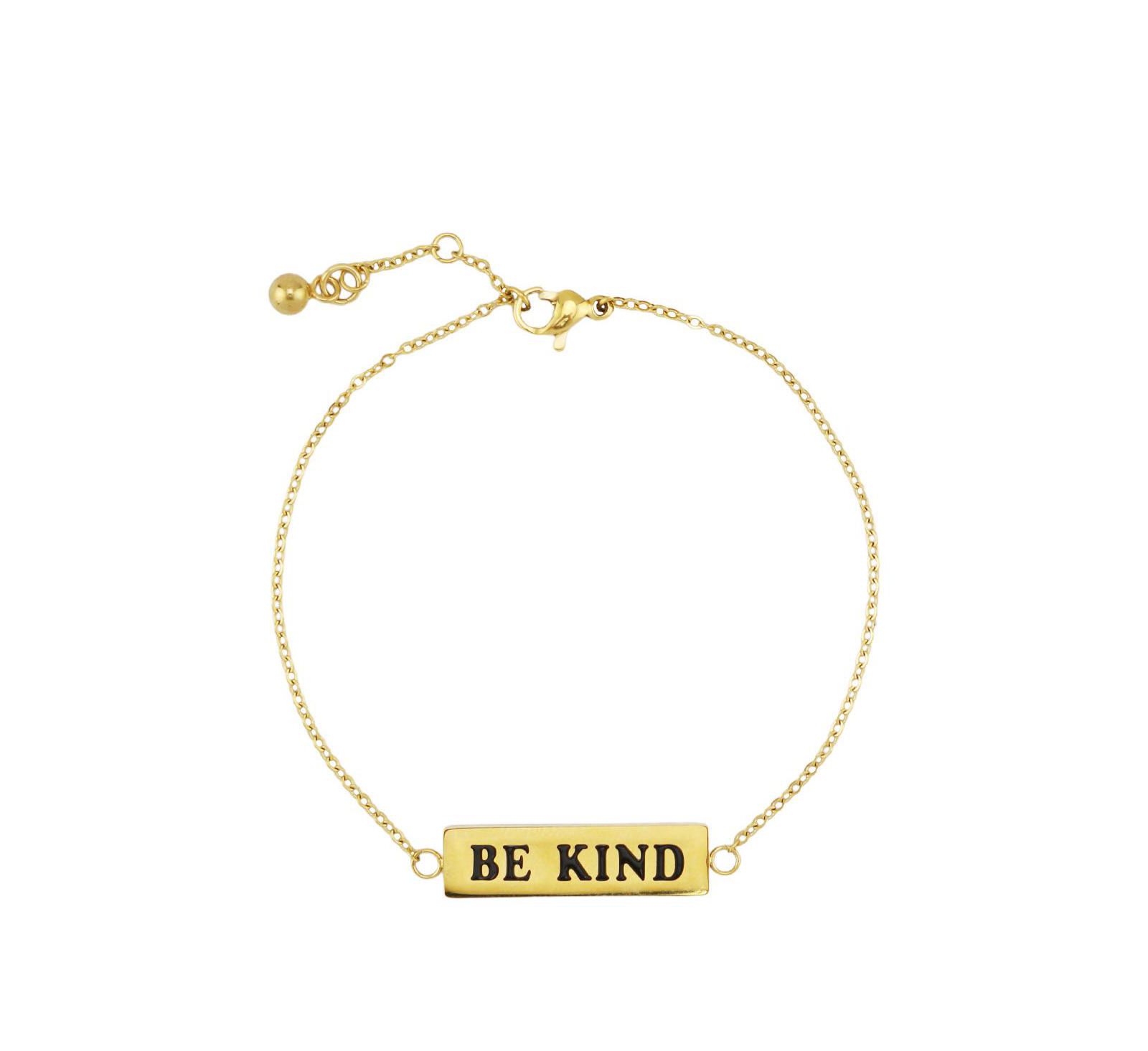Rebl Jewelry BE KIND DAINTY ID Bracelet