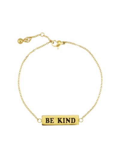 Rebl Jewelry BE KIND DAINTY ID Bracelet
