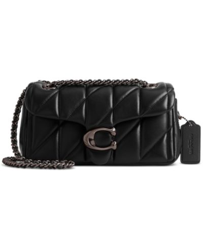 Маленькая кожаная сумка через плечо COACH Quilted Tabby Small