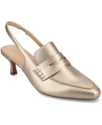 Женские туфли-лодочки Journee Collection Amory Tailored Kitten Heel Slingback