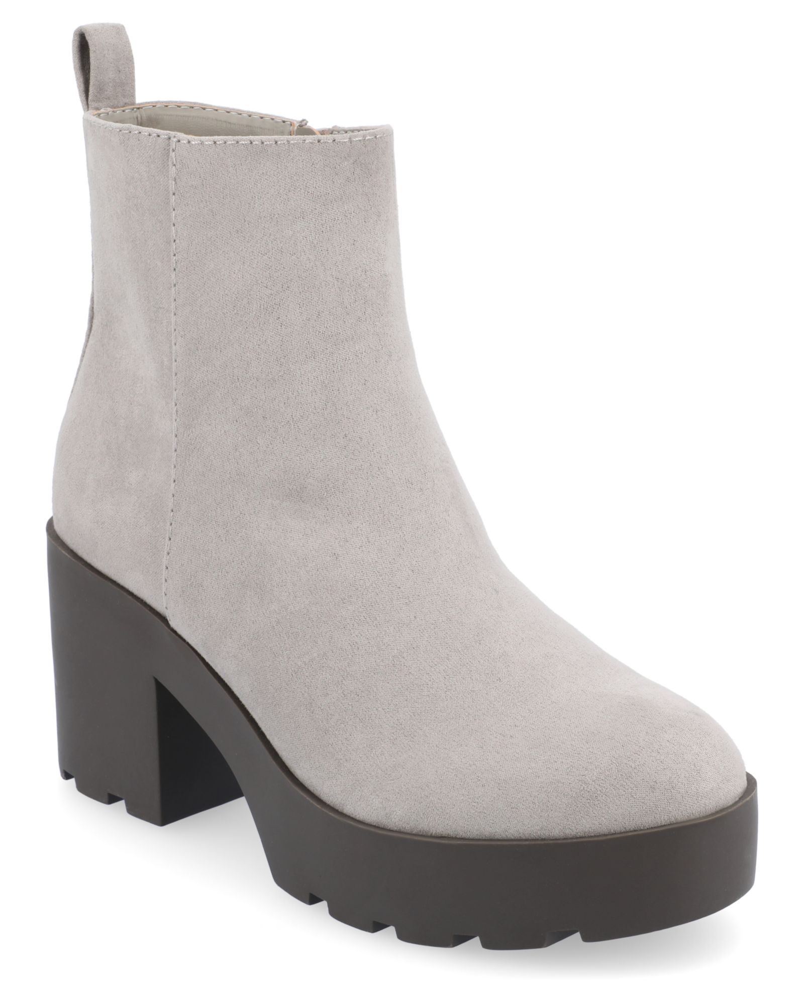 Journee Collection Женские ботильоны Cassidy на платформе с массивным каблуком