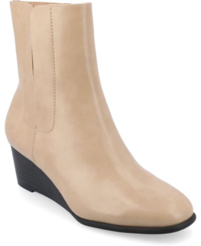 Женские ботильоны Journee Collection Kylo Stacked Wedge