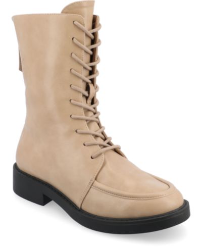 Женские ботинки Journee Collection Nikks Lace Up Combat
