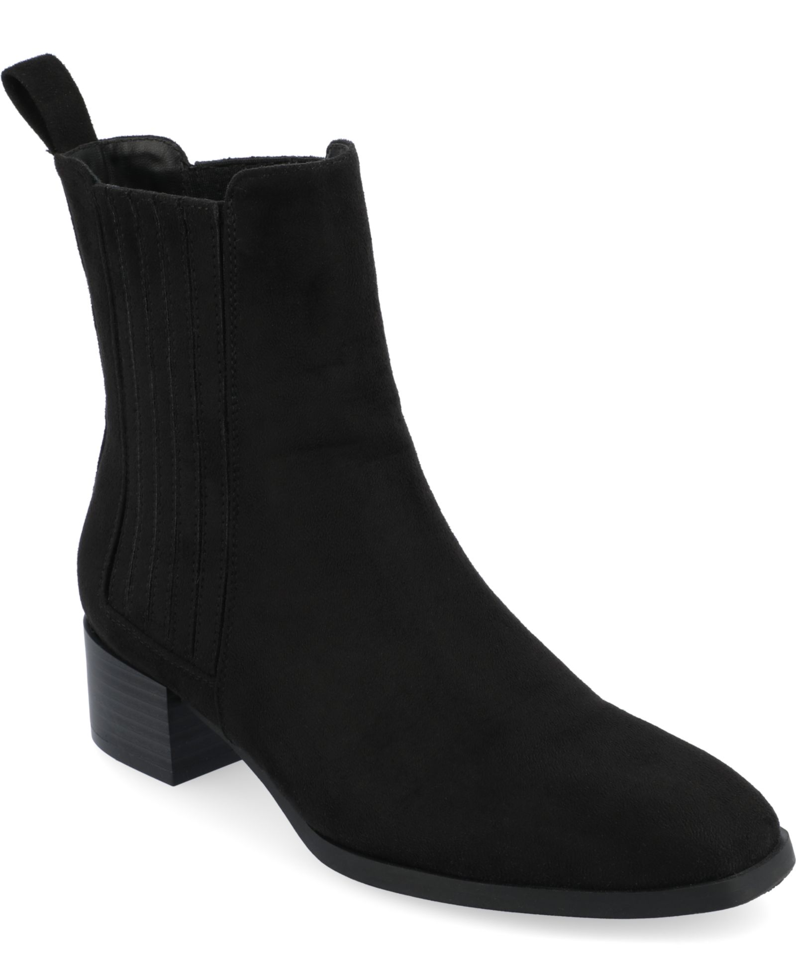 Journee Collection Women's Wrenley Square Toe Chelsea Booties