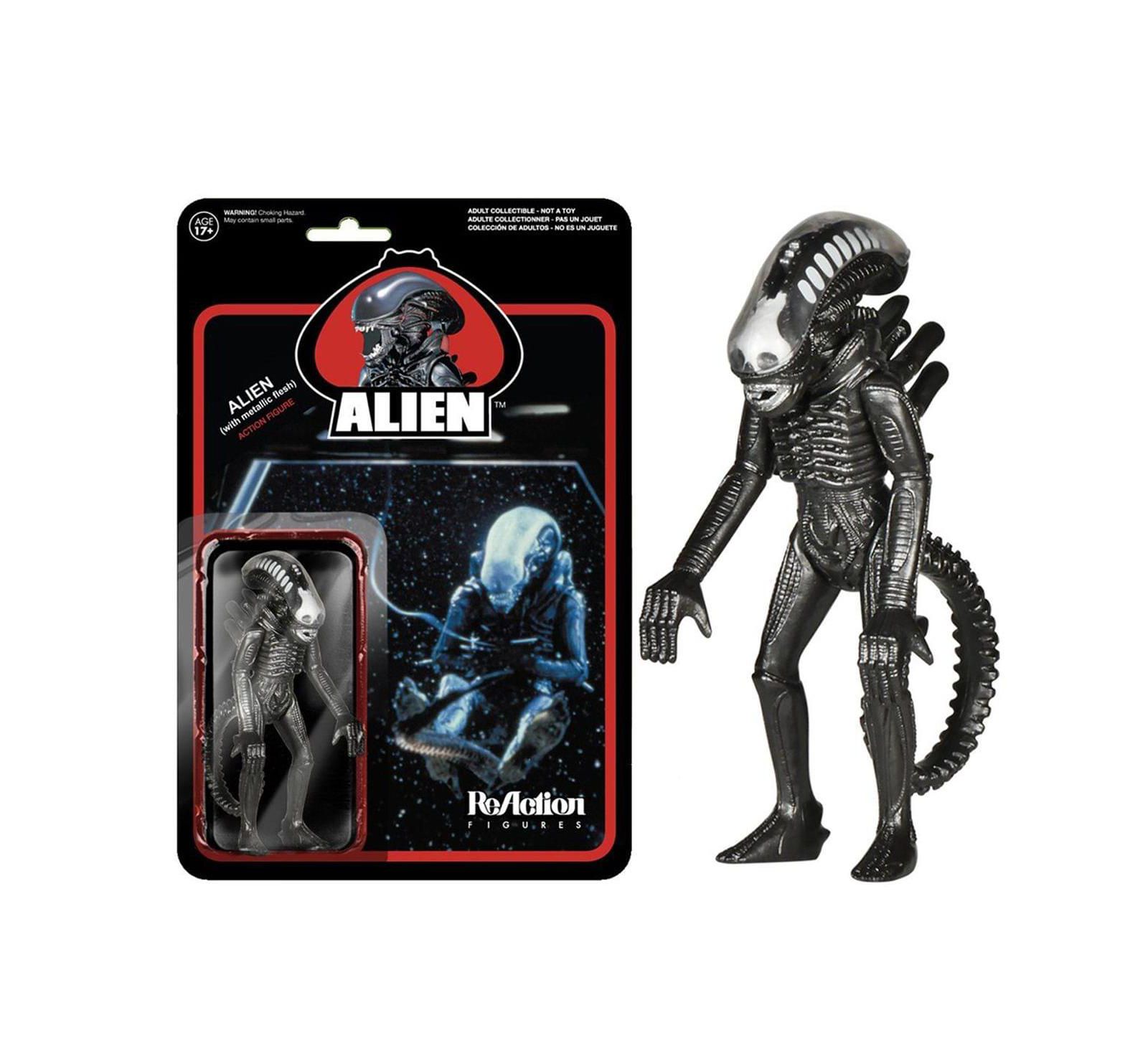 Alien Funko Reaction экшен-фигурка 3.75" Metallic Alien