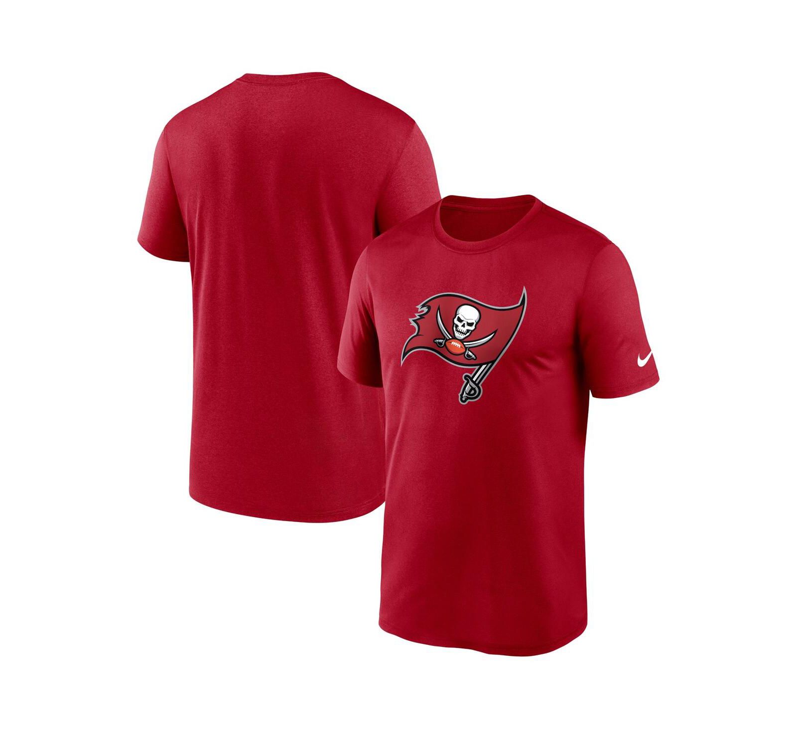 Nike Мужская красная футболка Tampa Bay Buccaneers Legend Logo Performance