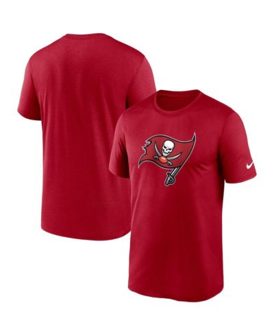 Nike Мужская красная футболка Tampa Bay Buccaneers Legend Logo Performance
