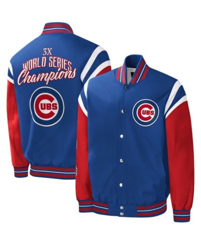 Куртка G-III Sports by Carl Banks Chicago Cubs Title Holder, мужская, Varsity, синяя