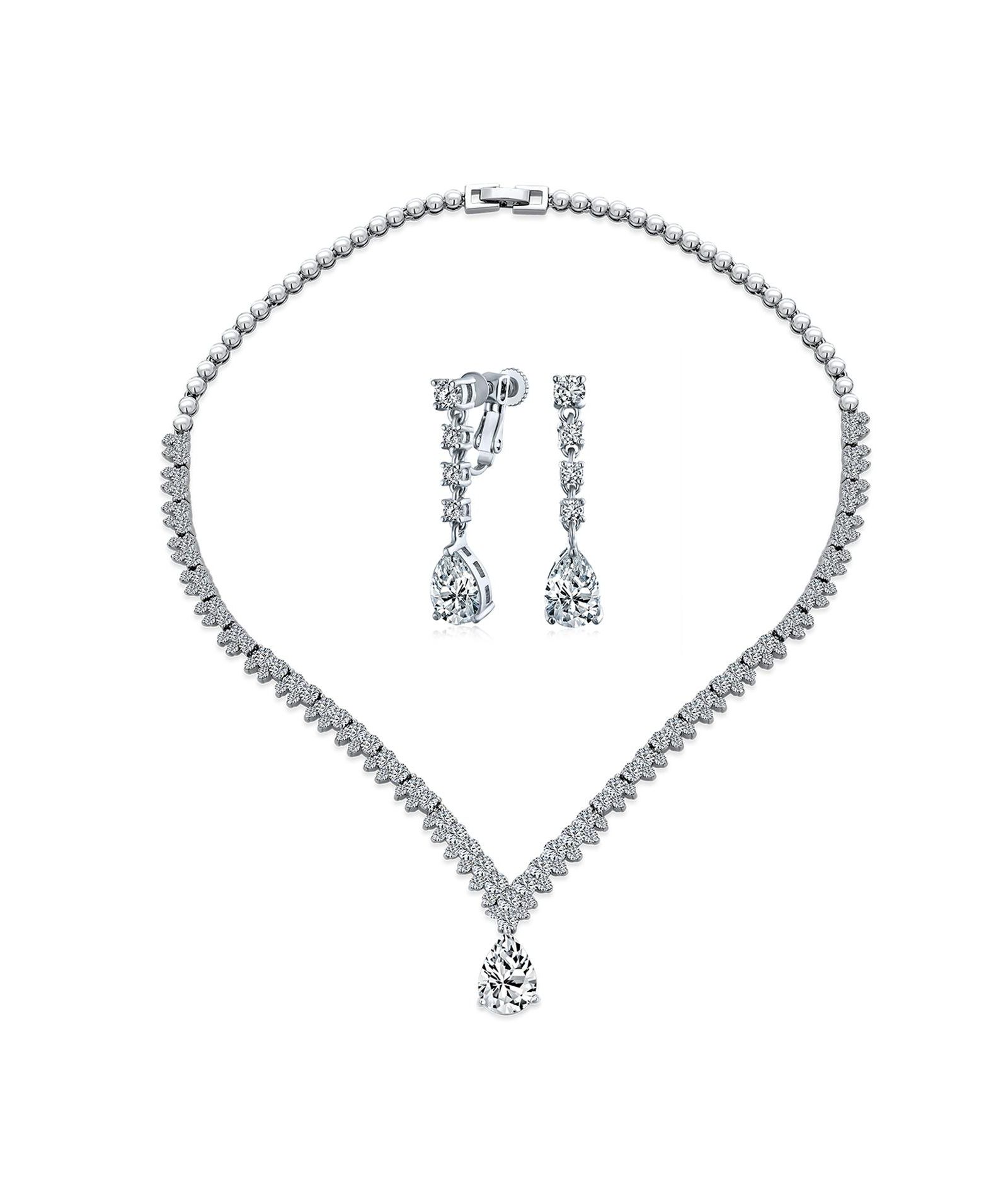 Комплект из чокера и сережек Bling Jewelry Art Deco