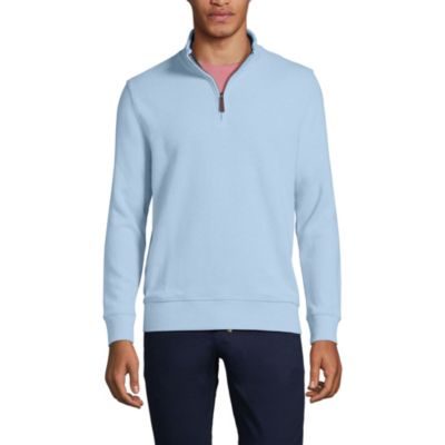 Lands' End Мужской Bedford Rib Quarter Zip Pullover Sweater