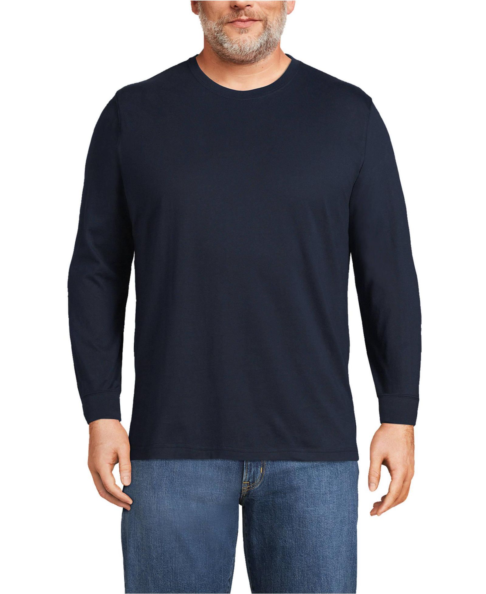 Lands' End Big & Tall Super-T Long Sleeve T-Shirt