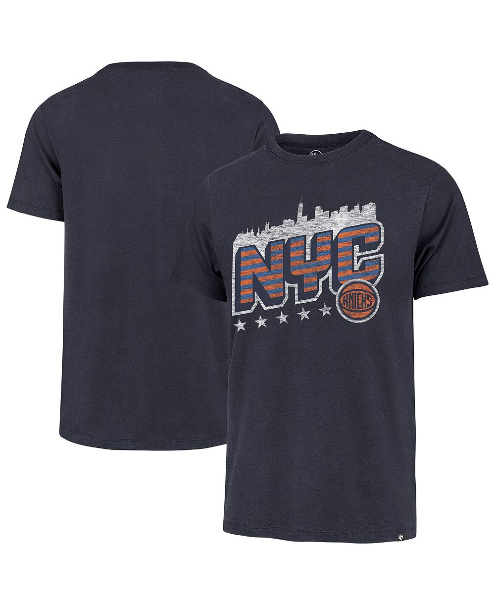 Мужская футболка '47 Brand Black New York Knicks Skyline Franklin