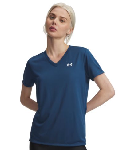 Under Armour Women's Tech V-Neck Short-Sleeve Top