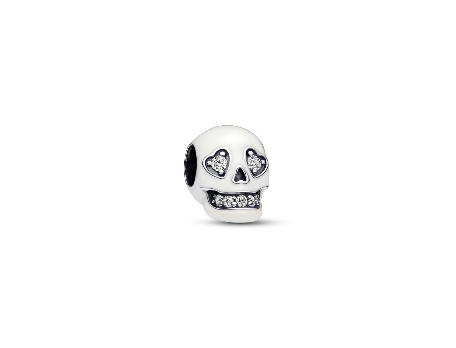 Подвеска Pandora Sterling Silver Glow-in-The-Dark Skull