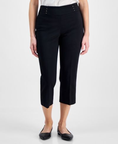 Женские брюки JM Collection Petite Rivet-Detail Capri