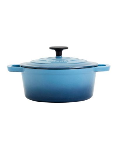 Круглая эмалированная кастрюня Smith and Clark Cast Iron 3 Quart
