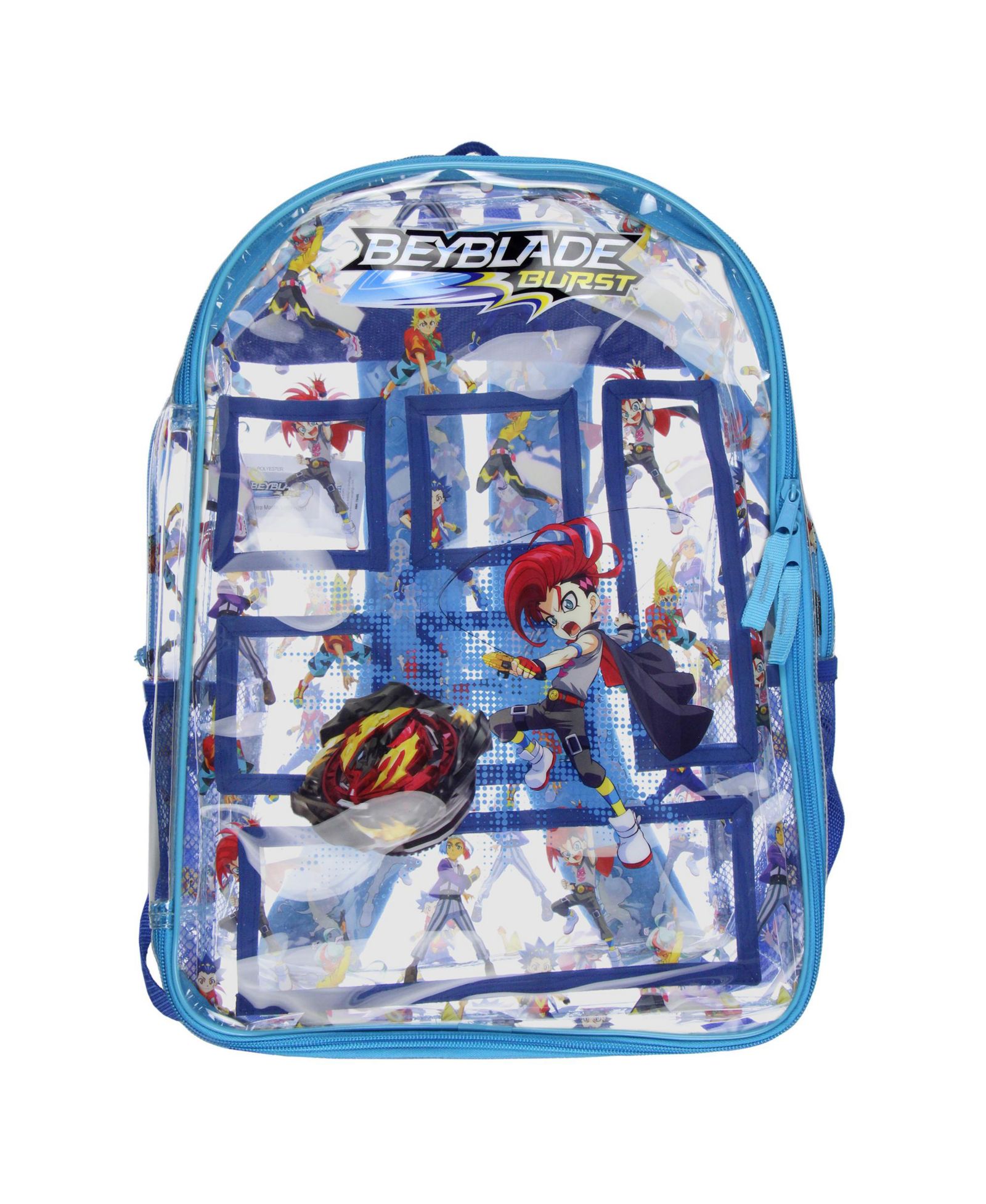 Beyblade Burst Рюкзак для школы Heavy Duty Clear 16"