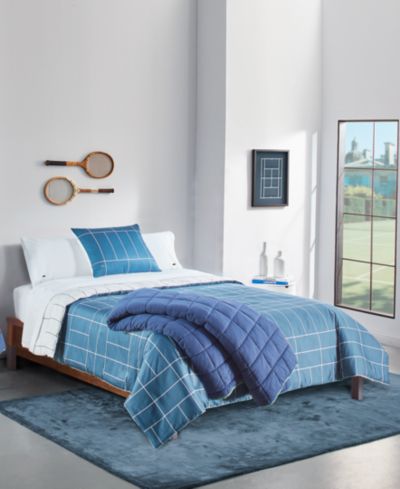 Lacoste Home Комплект из 2 предметов с клетчатым принтом, Twin