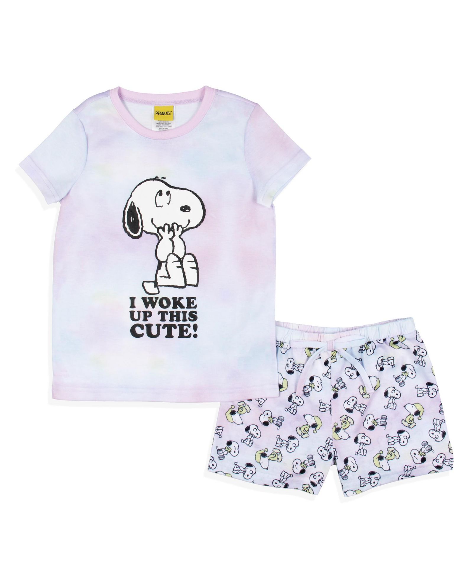 Пижамный комплект Peanuts Snoopy Tie-Dye, Детский