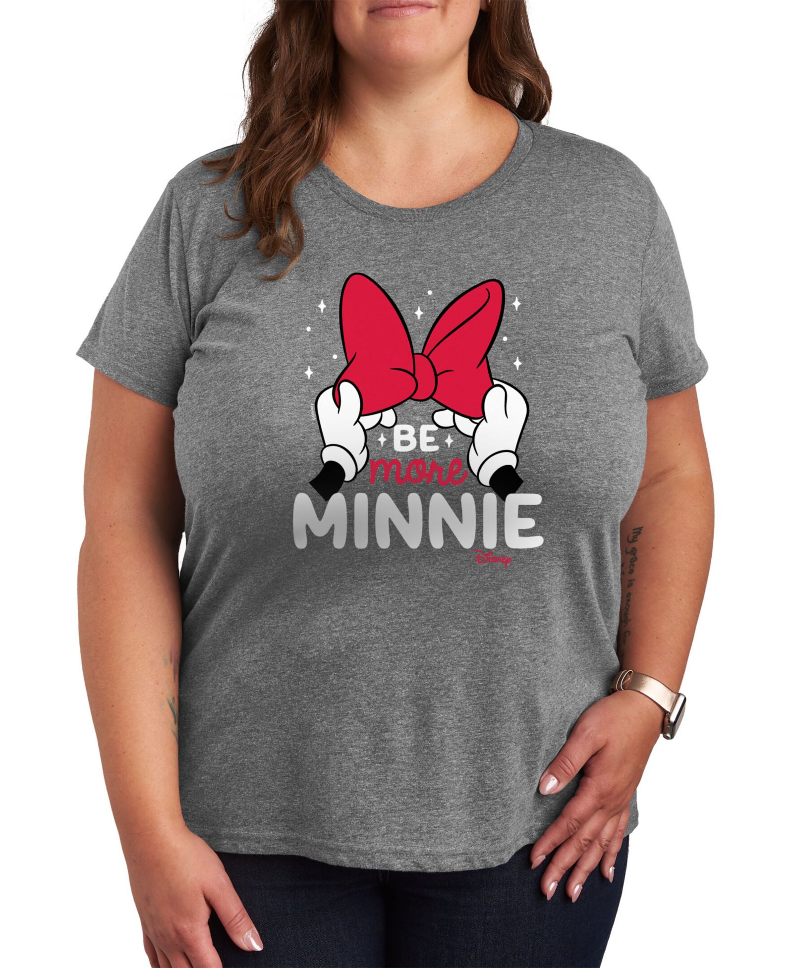 Женская футболка Hybrid Apparel Plus Size Minnie Mouse Graphic