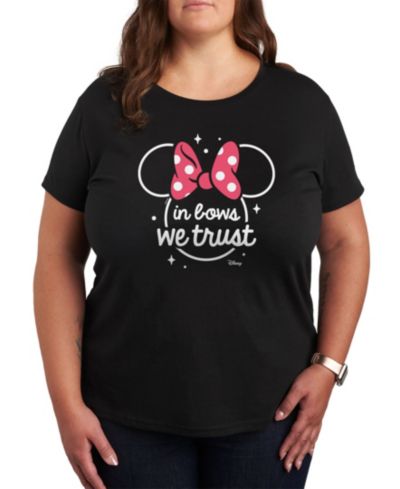 Женская футболка Plus Size Minnie Mouse Hybrid Apparel