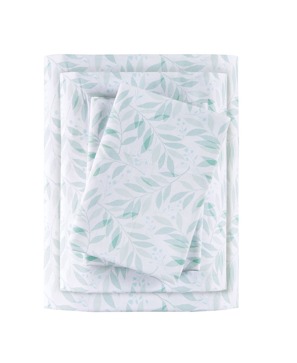 Madison Park Essentials Printed Cotton Percale 4-Pc. Sheet Set, Queen