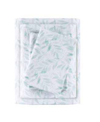 Madison Park Essentials Printed Cotton Percale 4-Pc. Sheet Set, Queen