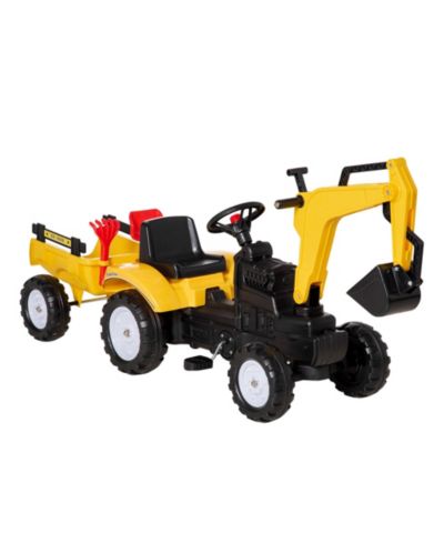 Игрушка Aosom Kid's Ride-On Toy Pedal Digger Construction Car