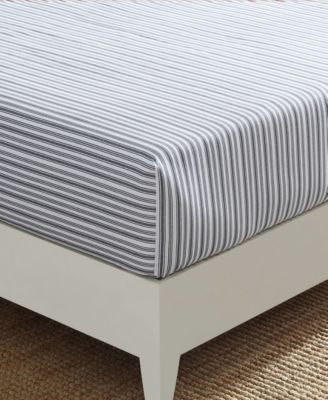 Nautica Coleridge Stripe хлопковая перкале наволочка, King