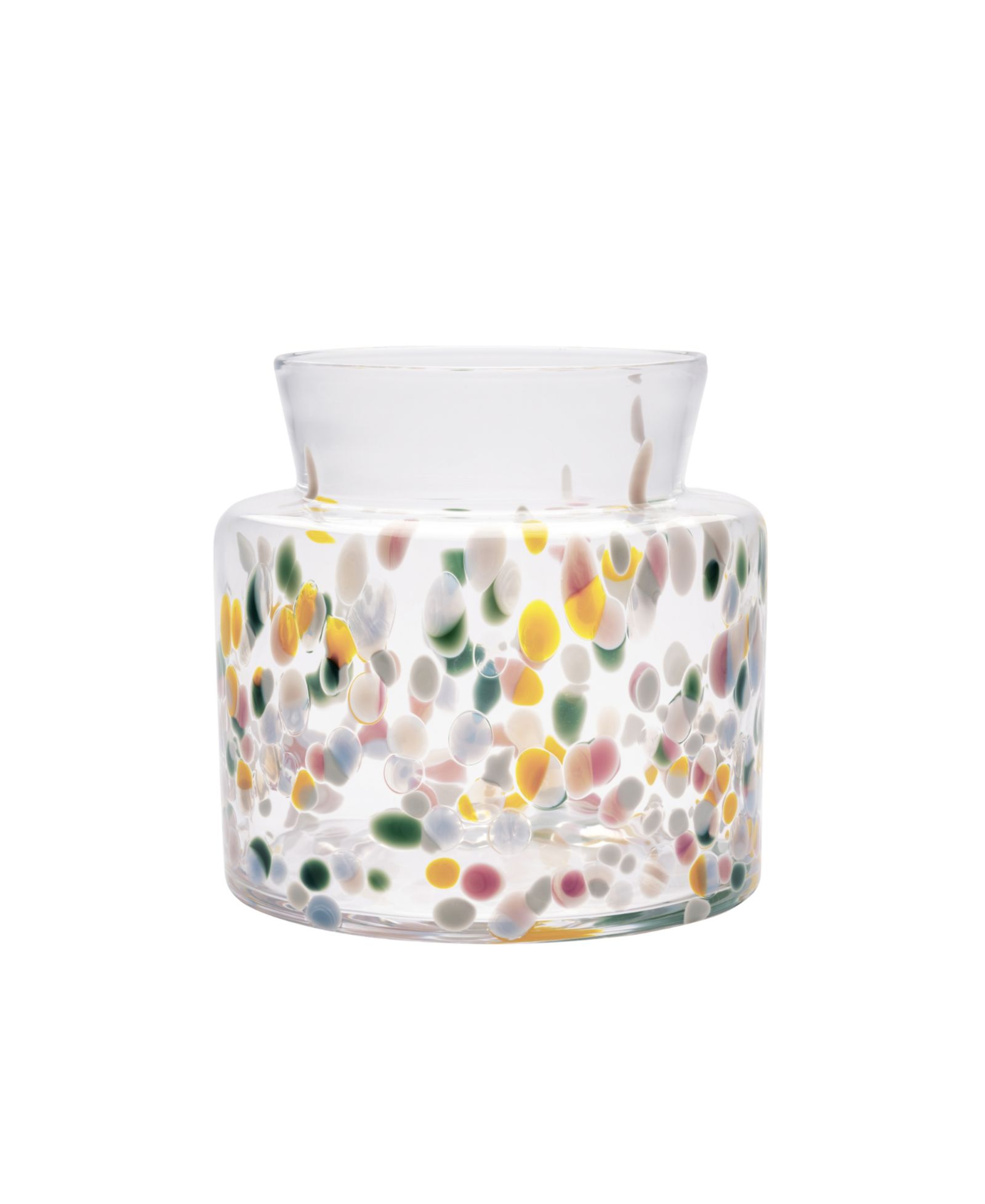 Meadow Spring Wide Crystal Vase