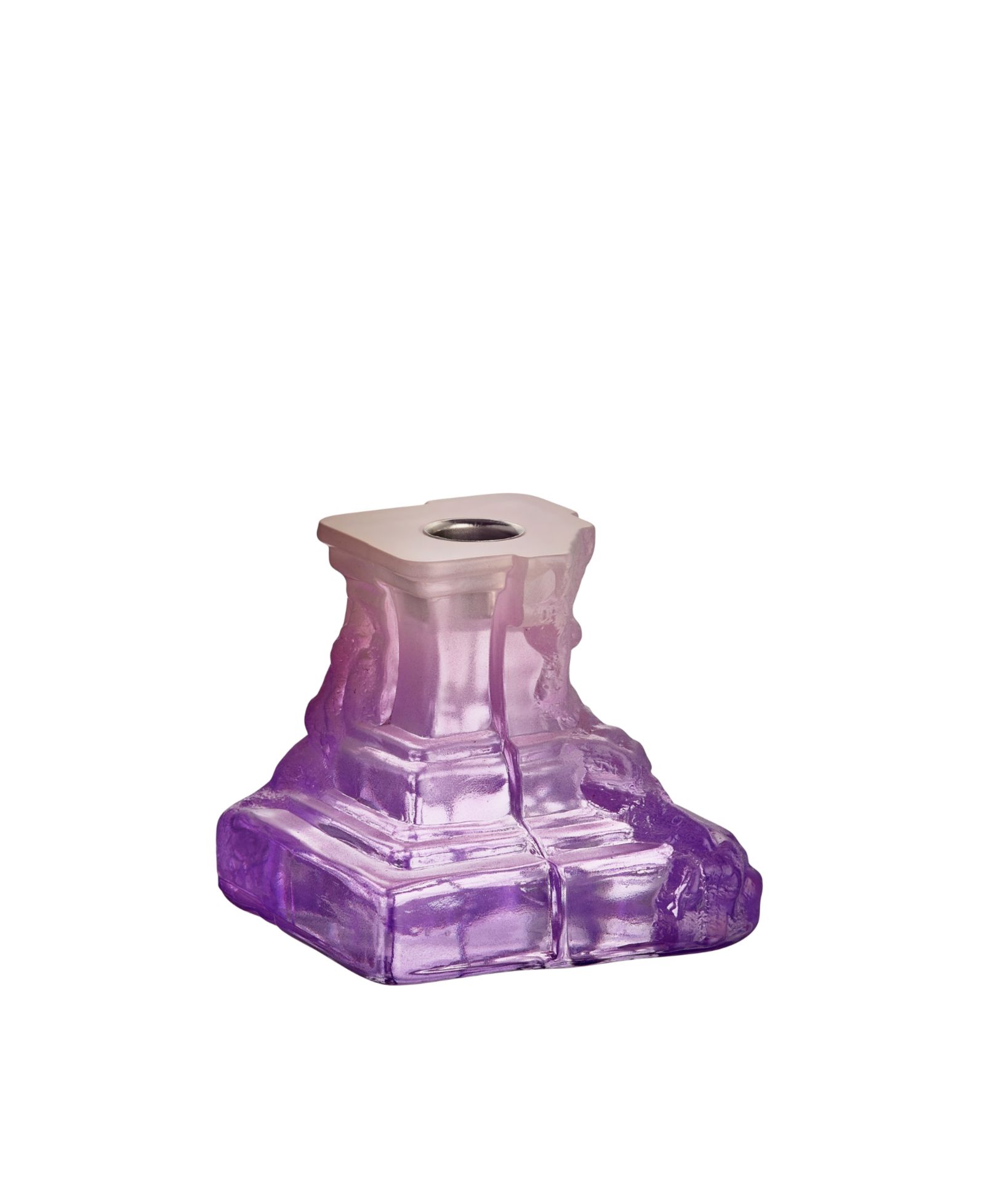 Подсвечники Kosta Boda Rocky Baroque Lilac Small