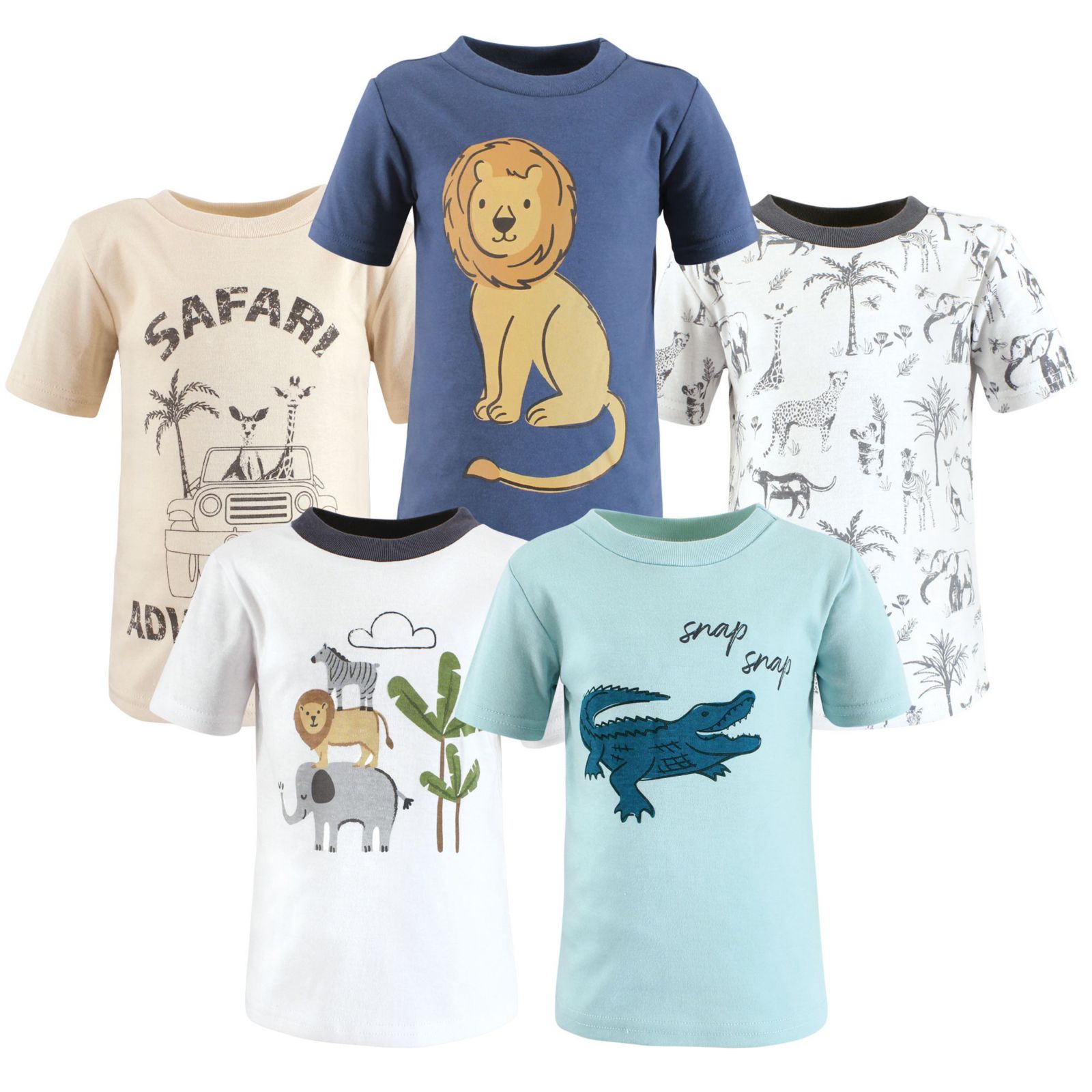 Hudson Baby Baby Boys Hudson Short-Sleeve Crewneck Shirts