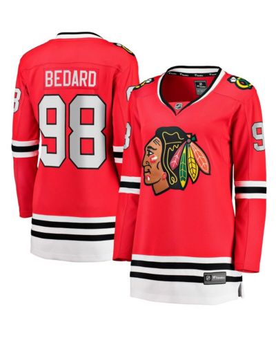 Fanatics Женская джерси Connor Bedard Red Chicago Blackhawks Home Breakaway Player