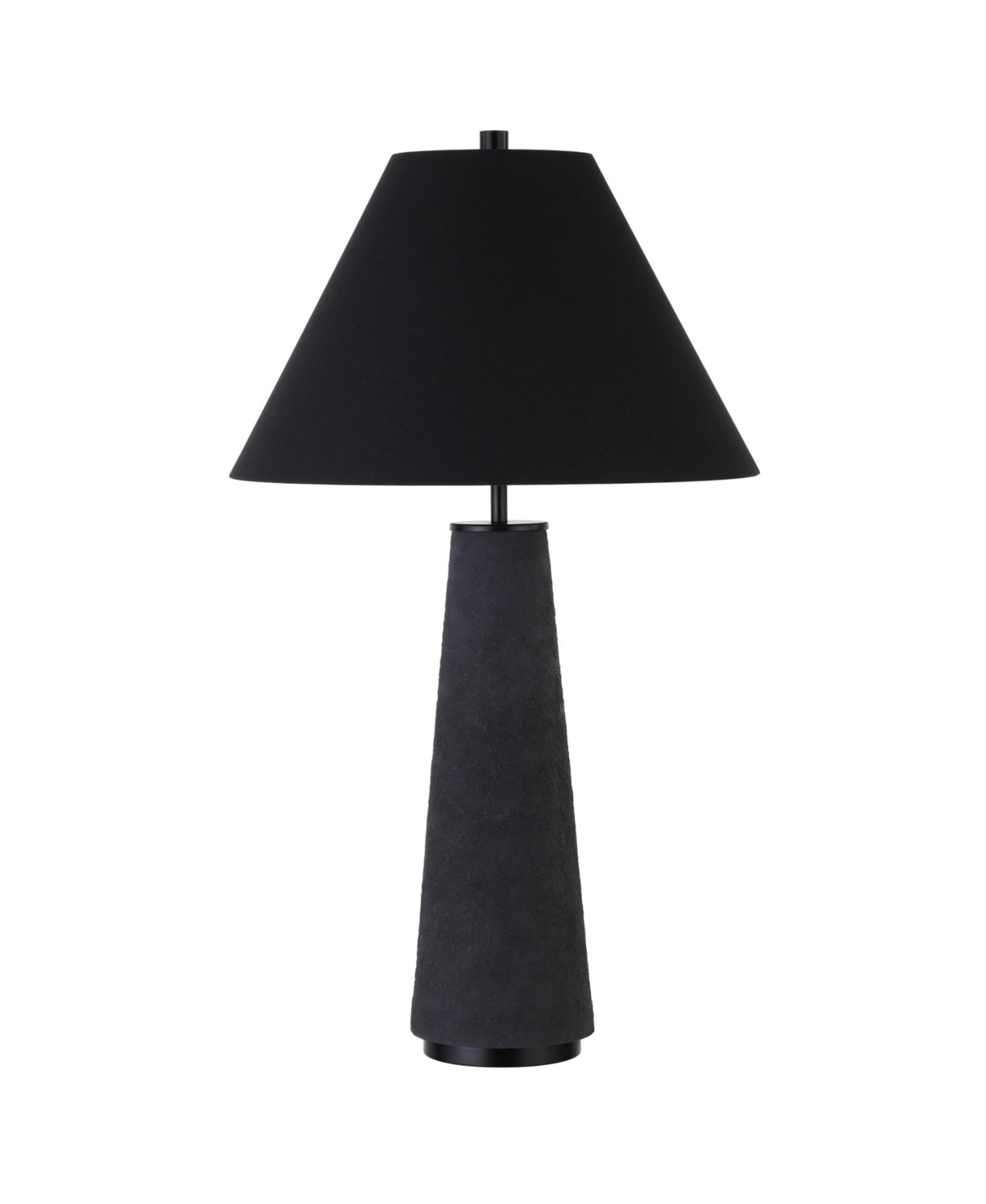 Настольная лампа Hudson & Canal Ingalls 28" Tall Monochrome с льняным абажуром