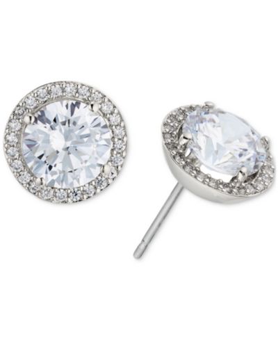 Серьги-гвоздики Eliot Danori Crystal Halo Stud Earrings