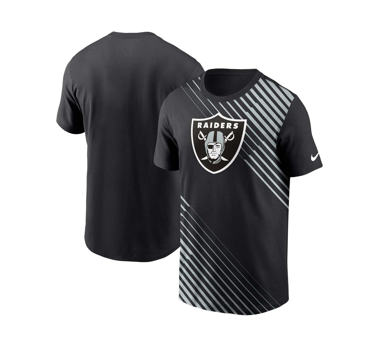 Men's Nike Black Las Vegas Raiders Yard Line Fashion Asbury T-shirt