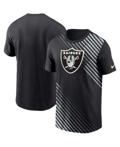 Мужская футболка Nike Black Las Vegas Raiders Yard Line Fashion Asbury